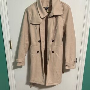 SHEIN Classic Beige Trench‎ Coat size small